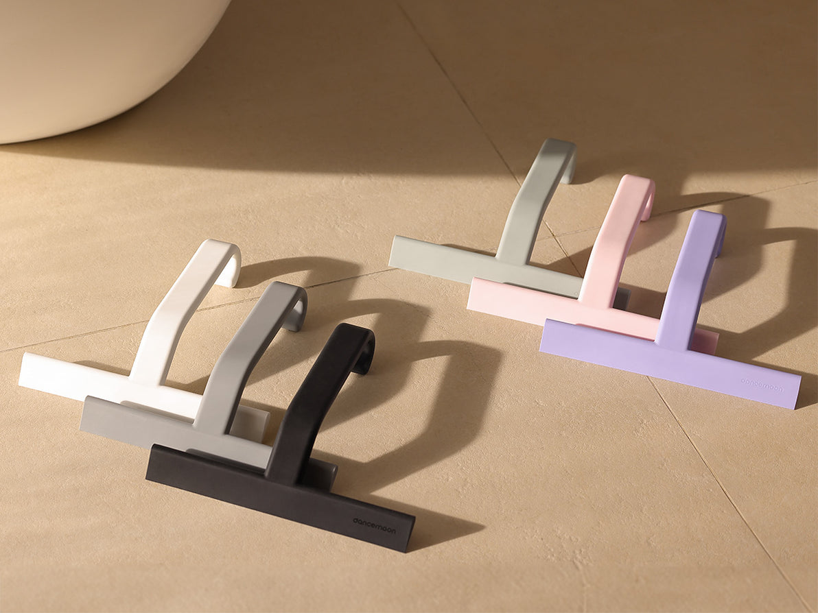 colorful squeegee for shower doors
