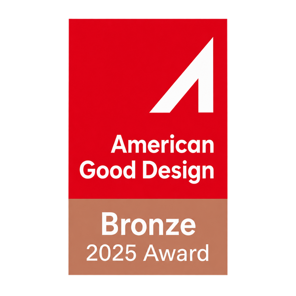 American Good Design Bronze Award 2025 logo