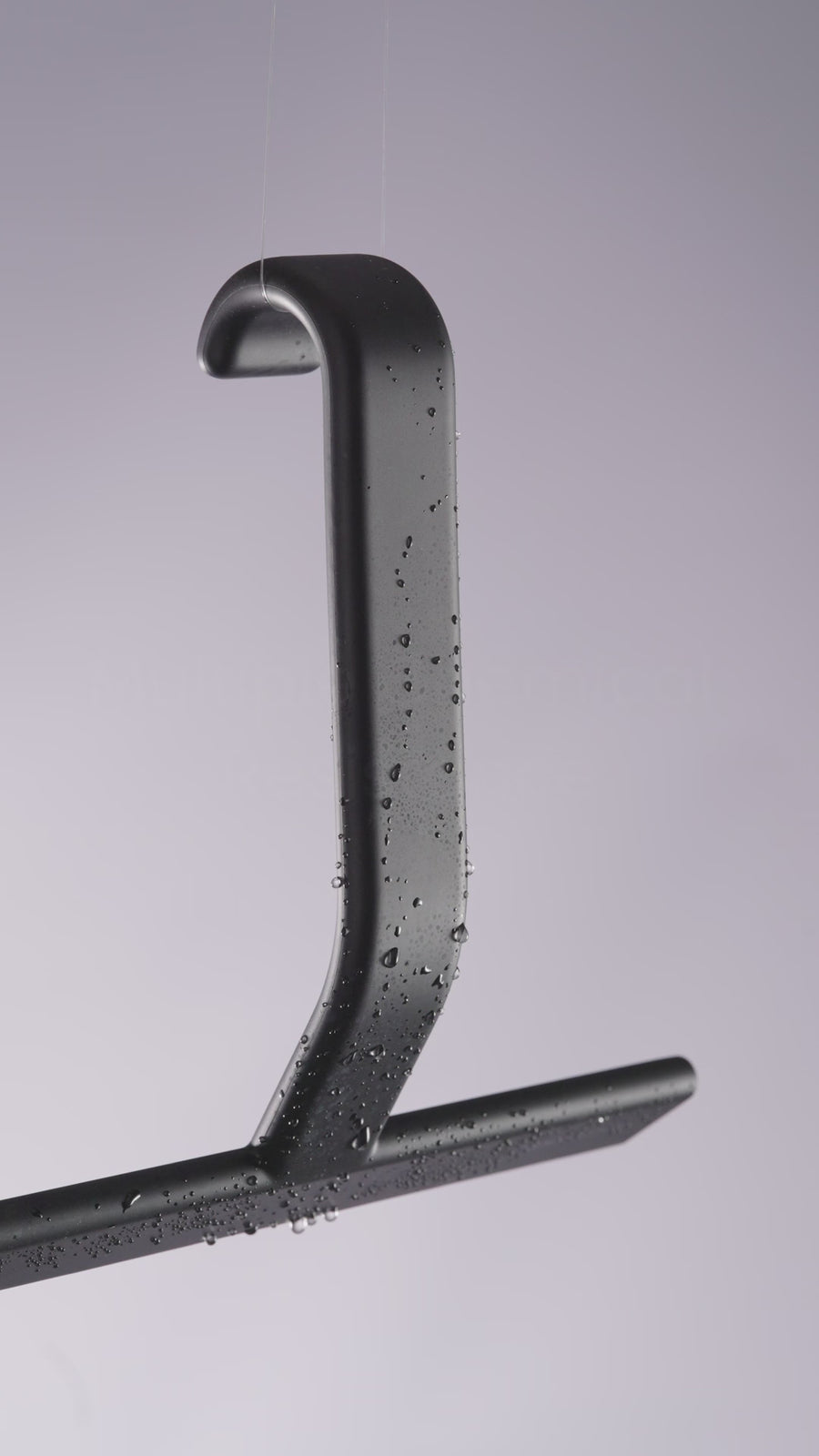 dancemoon JustHang shower squeegee built-in hook corrosion resistance and durability test